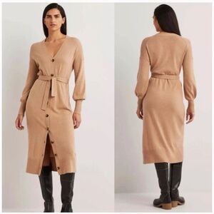 Boden Belted Cardigan Dress